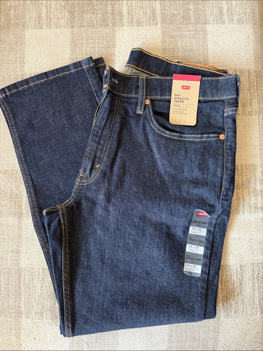 Levi’s | 541 Athletic Taper Jeans Dark Wash Stretch 34x30 NWT